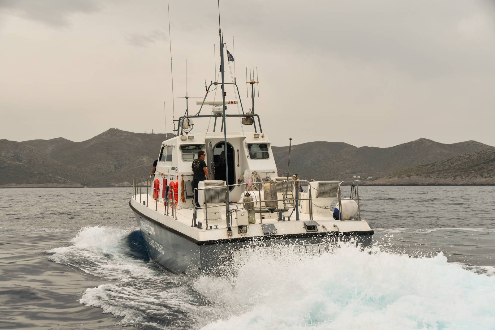 Varen in Griekenland, kustwacht, oefeningen